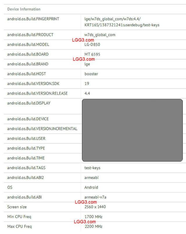 LG G3 đồng hành cùng chip 8 lõi MediaTek