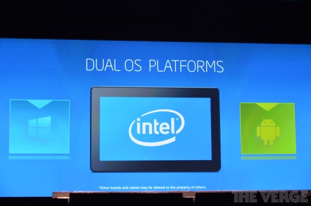 [CES 2014] Intel xác nhận thiết bị Dual OS chạy song song Windows và Android 