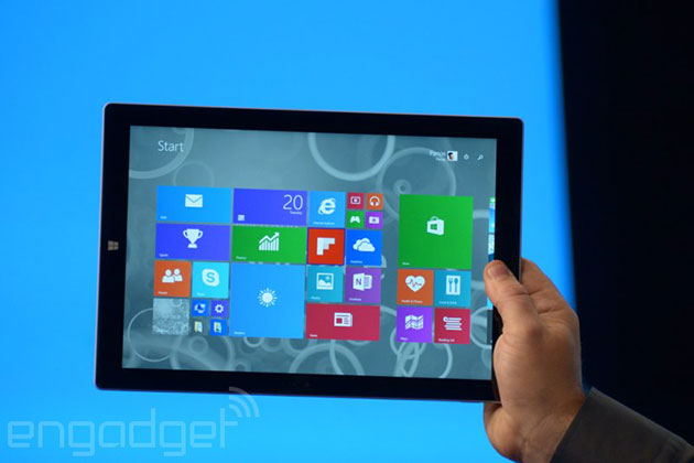 Surface Pro 3 của Microsoft: 
