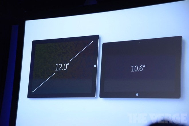 Surface Pro 3 của Microsoft: 