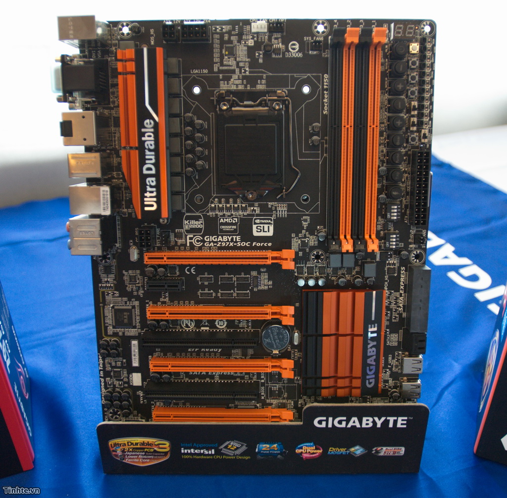 Gigabyte giới thiệu dòng bo mạch chủ dùng chipset Intel Z97 và H97