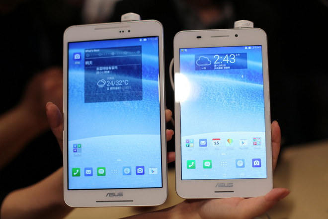 Bộ đôi Fonepad sử dụng chip 64-bit, RAM 1 GB của Asus 