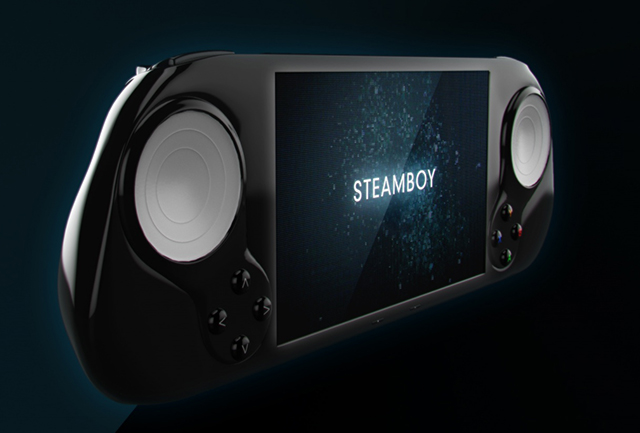 Máy chơi game Steam Machine cầm tay với chip bốn nhân và màn hình 5