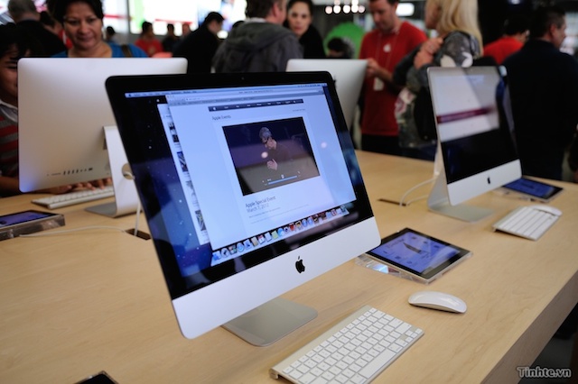 Apple bổ sung bản iMac giá 1099 USD, màn hình 21