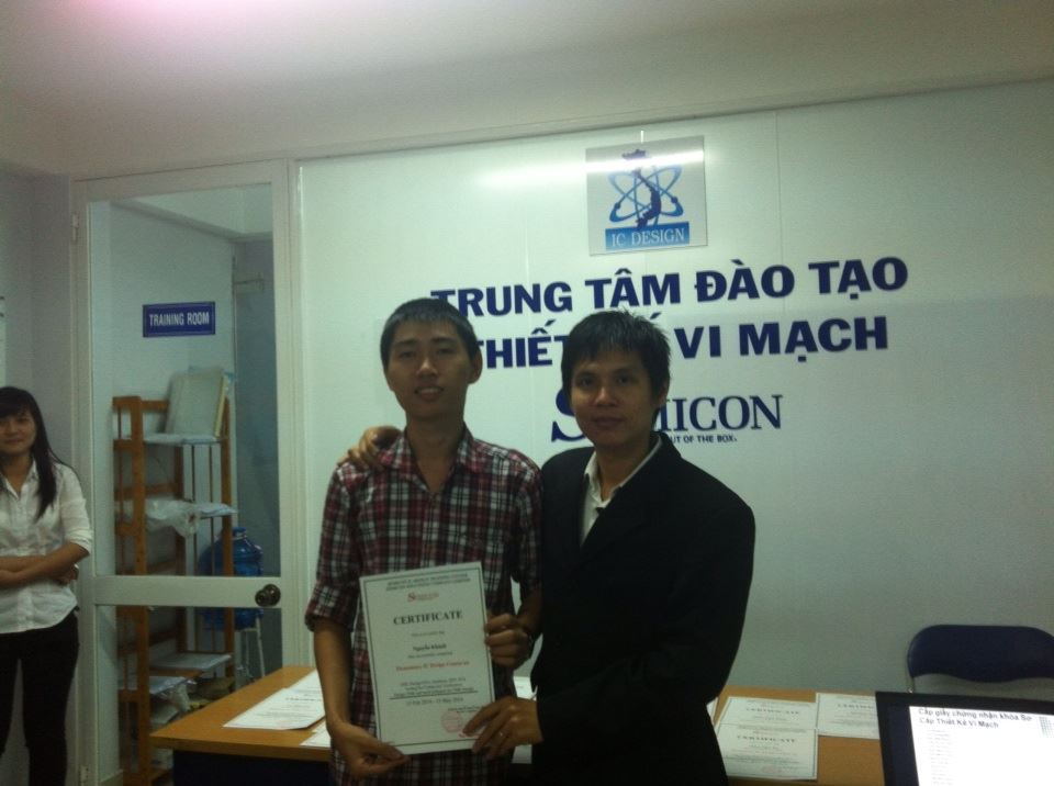 Lễ Tổng Kết Khóa Học Thiết Kế Vi Mạch 22/06/2014
