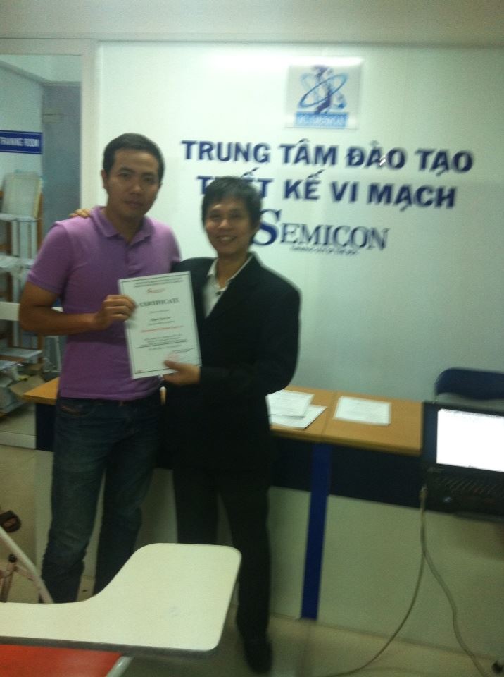 Lễ Tổng Kết Khóa Học Thiết Kế Vi Mạch 22/06/2014