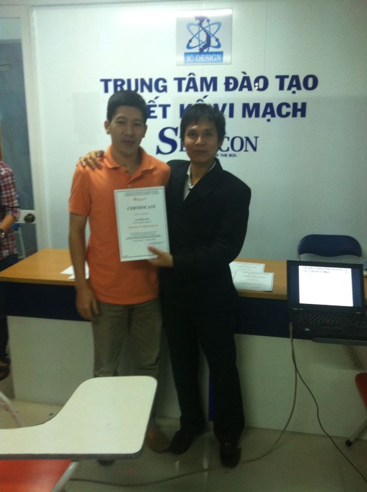 Lễ Tổng Kết Khóa Học Thiết Kế Vi Mạch 22/06/2014
