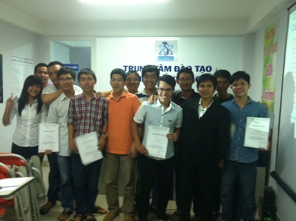 Lễ Tổng Kết Khóa Học Thiết Kế Vi Mạch 22/06/2014