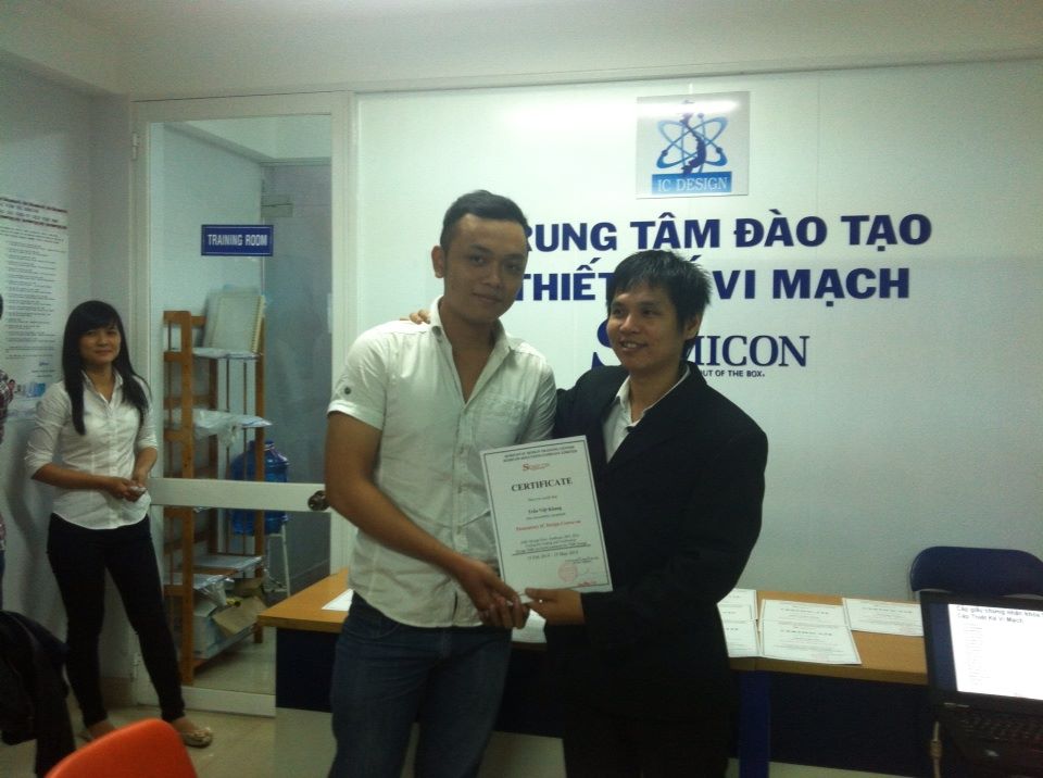 Lễ Tổng Kết Khóa Học Thiết Kế Vi Mạch 22/06/2014