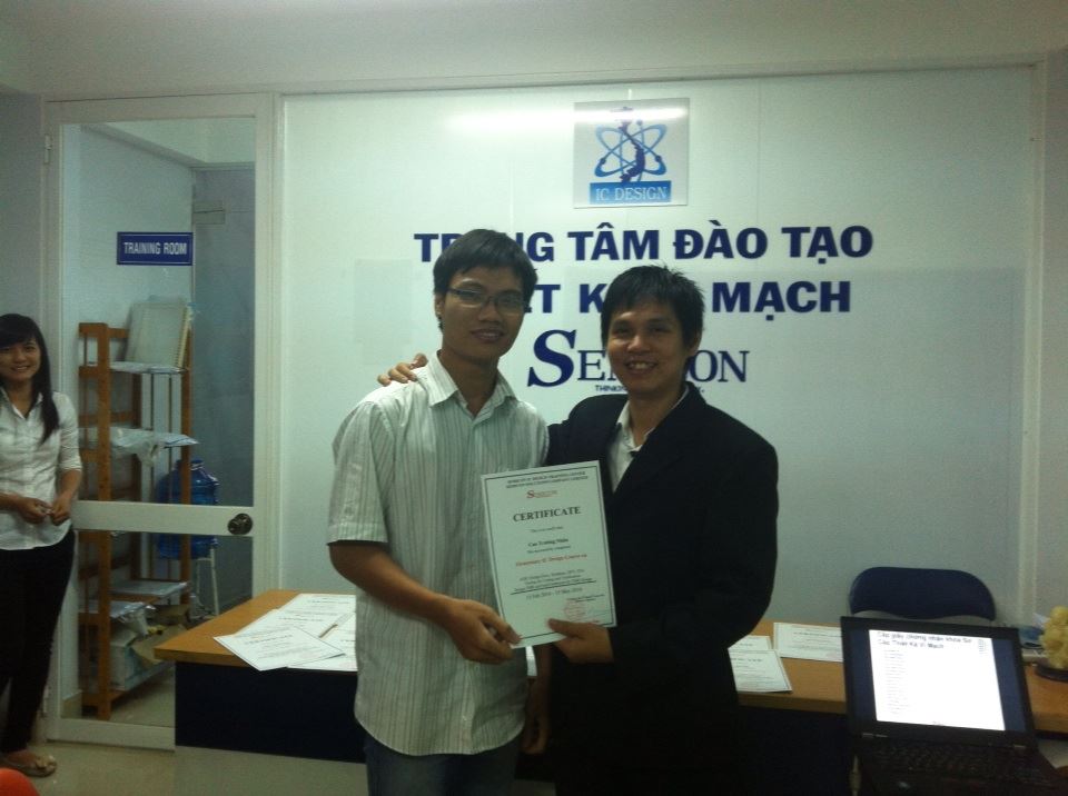 Lễ Tổng Kết Khóa Học Thiết Kế Vi Mạch 22/06/2014