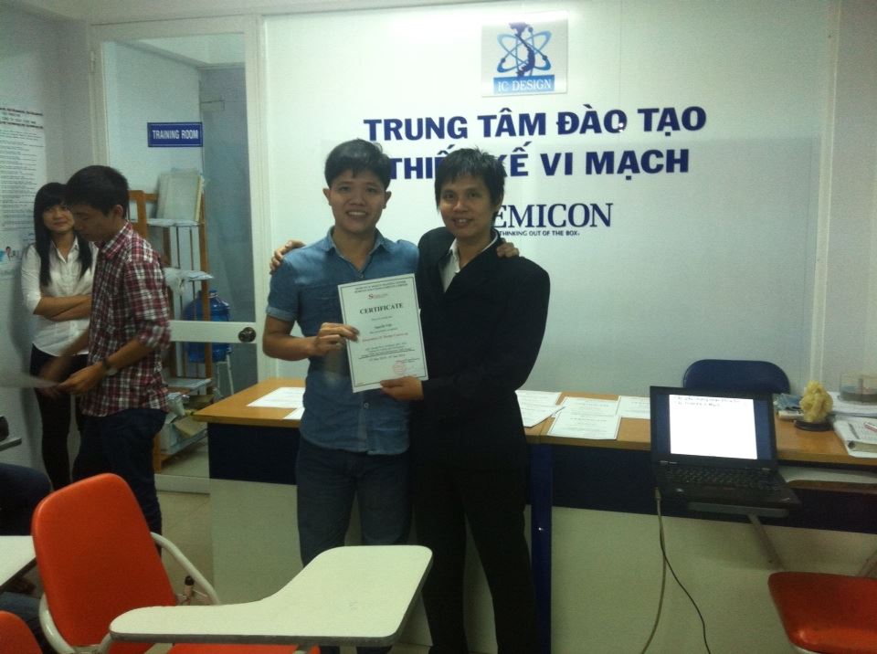 Lễ Tổng Kết Khóa Học Thiết Kế Vi Mạch 22/06/2014