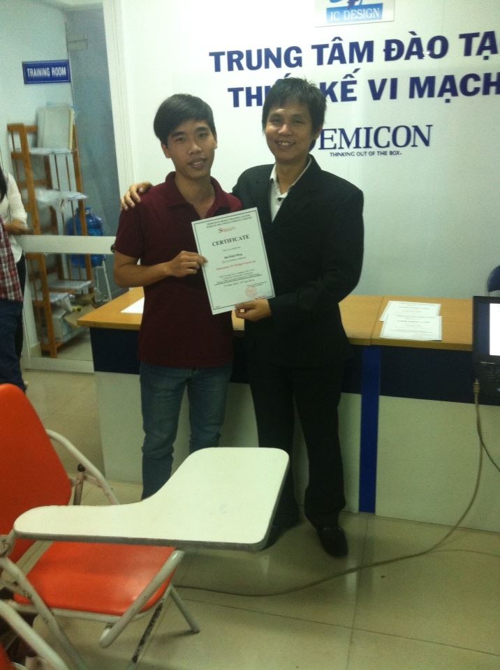 Lễ Tổng Kết Khóa Học Thiết Kế Vi Mạch 22/06/2014