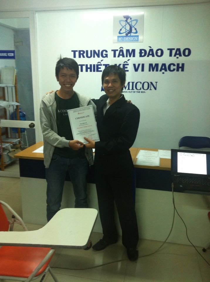 Lễ Tổng Kết Khóa Học Thiết Kế Vi Mạch 22/06/2014