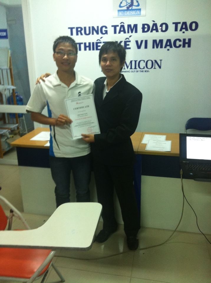 Lễ Tổng Kết Khóa Học Thiết Kế Vi Mạch 22/06/2014