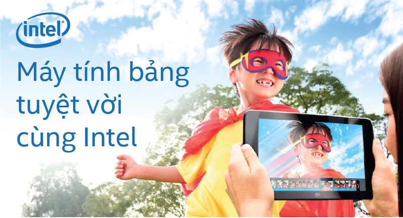 Máy tính bảng sử dụng bộ xử lý Intel - Trải nghiệm hoàn hảo cho dân công nghệ