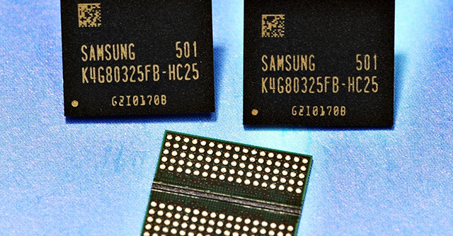 Samsung bắt đầu sản xuất hàng loạt chip nhớ đồ họa GDDR5 1 GB đầu tiên