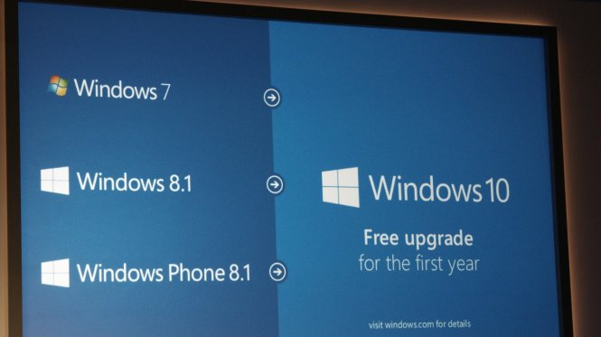 Windows 7 được nâng cấp miễn phí lên Windows 10