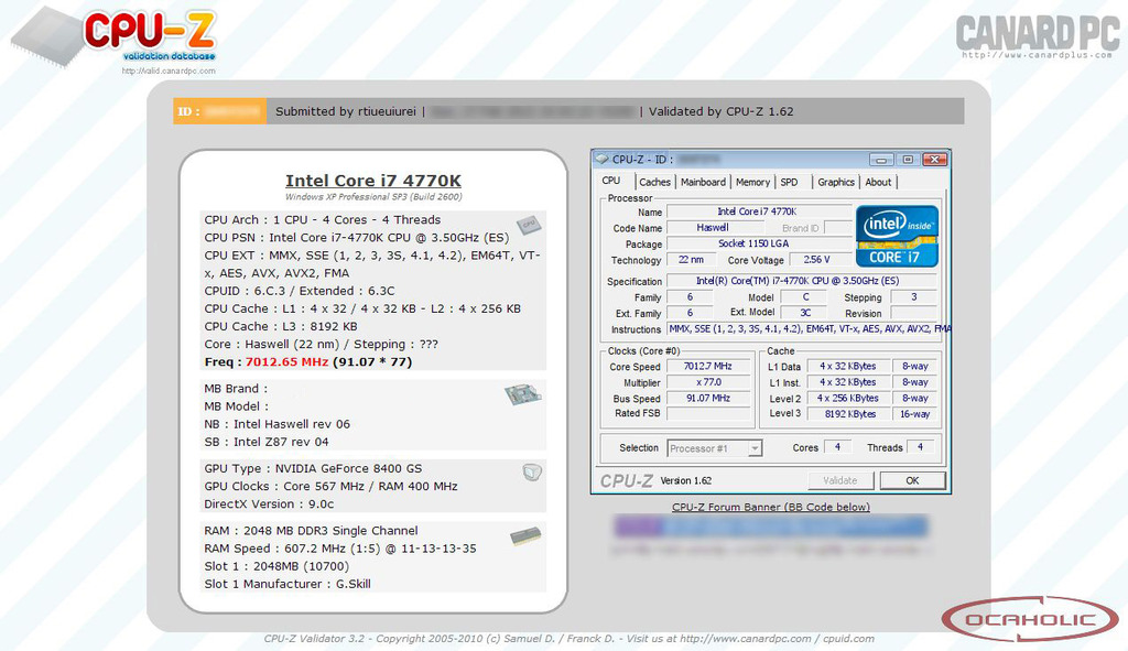 Chip Core i7 4770K - Chip Haswell cao cấp nhất của Intel