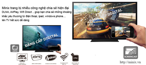 Thiết bị nâng cấp SmartTv Minix 4K khuyến mãi tới 1 triệu đồng