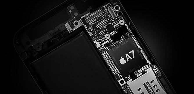 Mổ xẻ chip A7 và M7 của iPhone 5s 