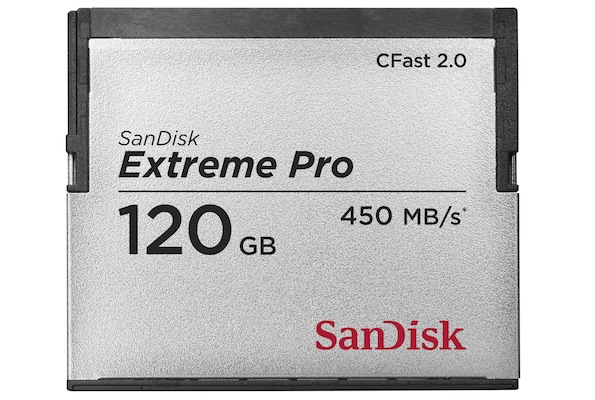 Extreme Pro CFast 2.0: Thẻ nhớ nhanh nhất thế giới của Sandisk