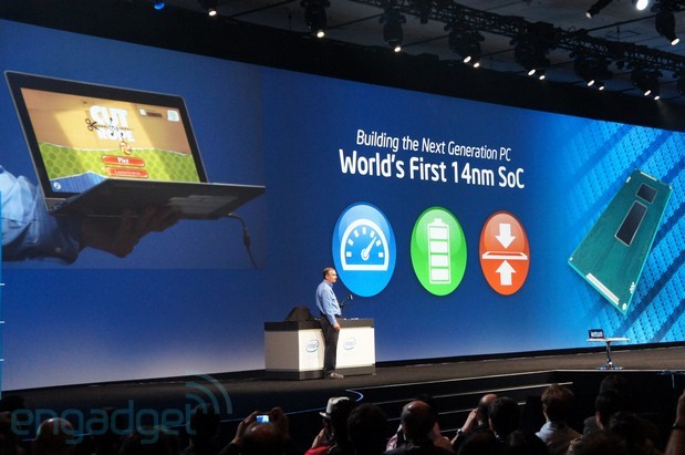 Intel: Chip 14 nm và tablet giá 100 USD ra mắt trong năm nay