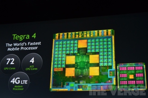 Nvidia công bố bộ xử lí di động Tegra 4 Nvidia công bố bộ xử lí di động Tegra 4