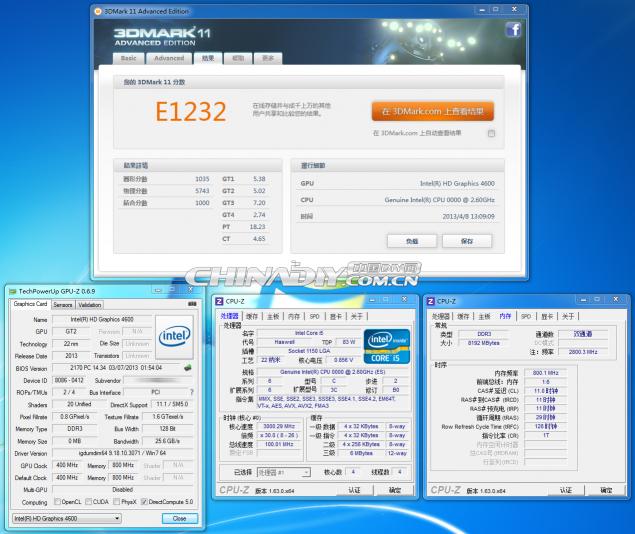 Ảnh chụp và benchmark chip Core i5 Haswell của Intel lộ diện