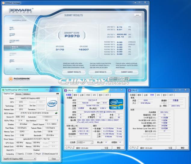 Ảnh chụp và benchmark chip Core i5 Haswell của Intel lộ diện