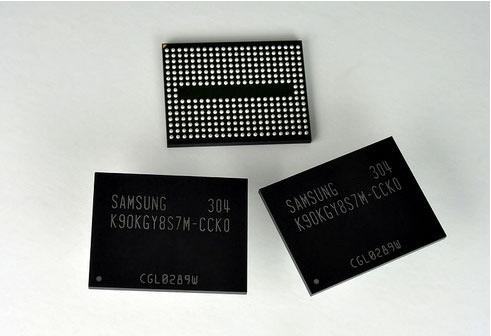 Samsung sản xuất hàng loạt chip nhớ 3 bit MLC 128Gb